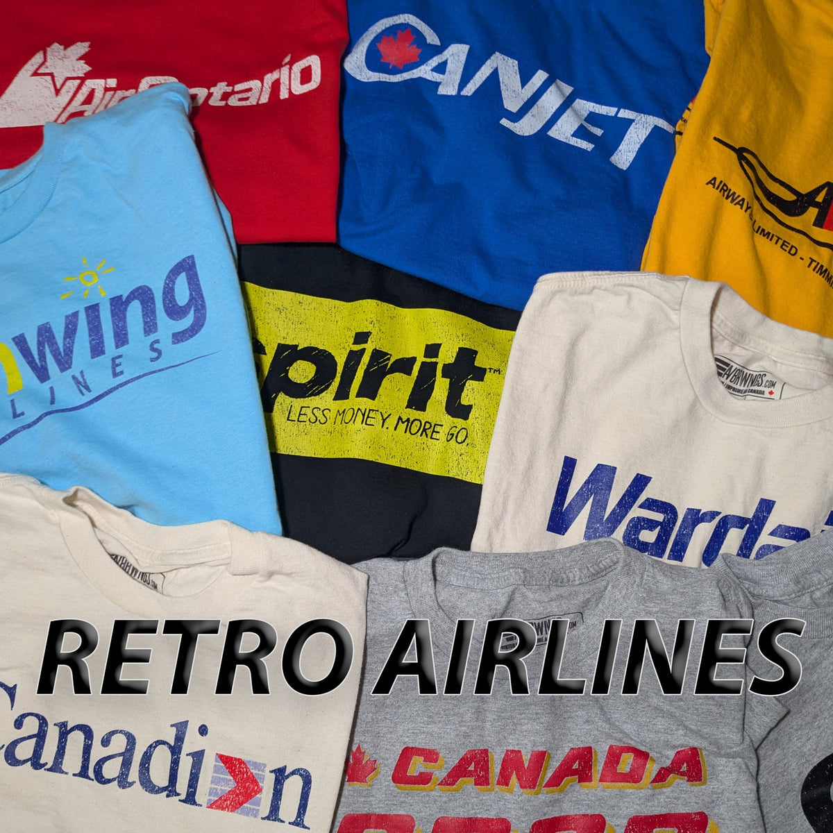 Vintage Airline Inspired Apparel