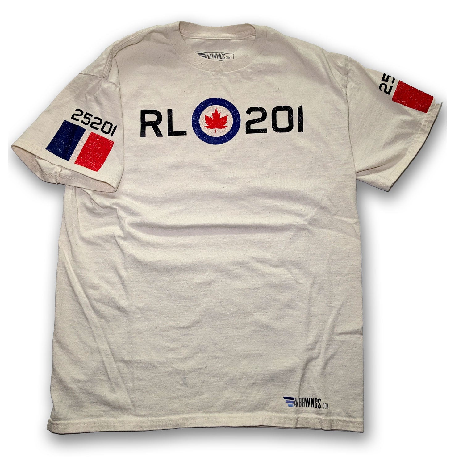 Natural Cotton Avro Arrow CF105 RCAF Canada vintage aviation t shirt