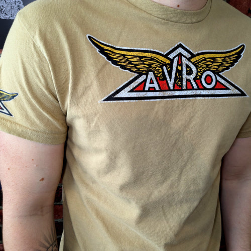 Classic Avro Aircraft Vintage aviation style cotton aviator enthusiast themed t shirt clothing apparel