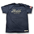 Navy Blue Bristol Aeroplane Aircraft Vintage aviation style cotton aviator t shirt 