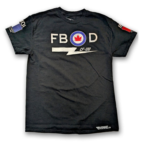 RCAF CF-100 Canuck the clunk vintage black aviation Canada t shirt