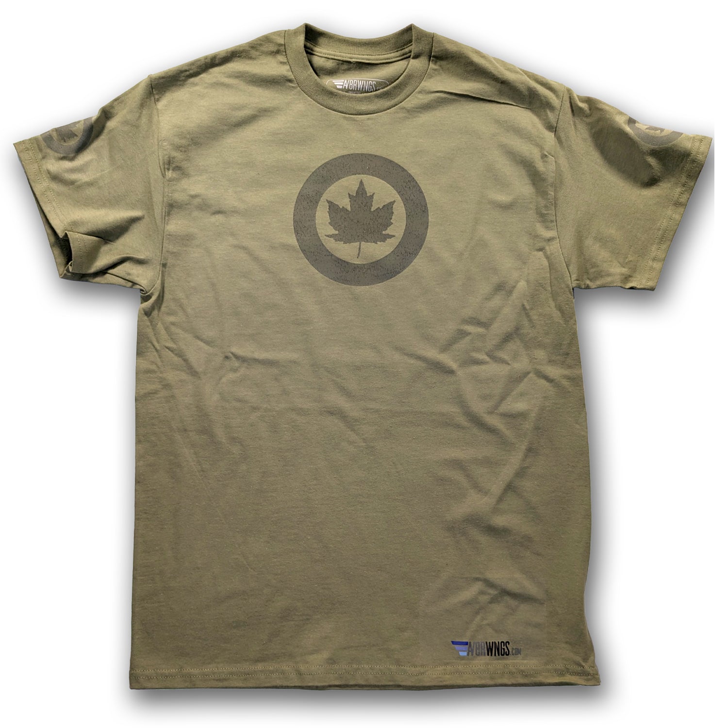 Canada themed RCAF vintage style aviation themed t shirt pilot gift