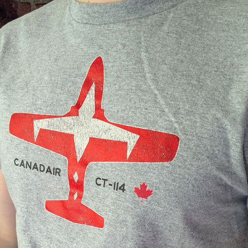 Canadair CT 114 Tutor RCAF Snowbird demonstration team solo t shirt