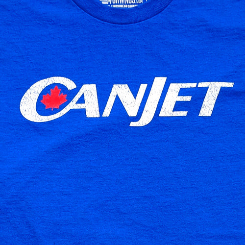 Canjet Airline vintage Canadian aviation airline retro t shirt