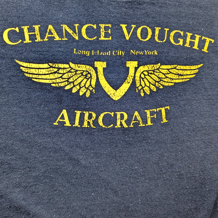 Chance Vought  Aircraft Vintage aviation style cotton aviator t shirt apparel