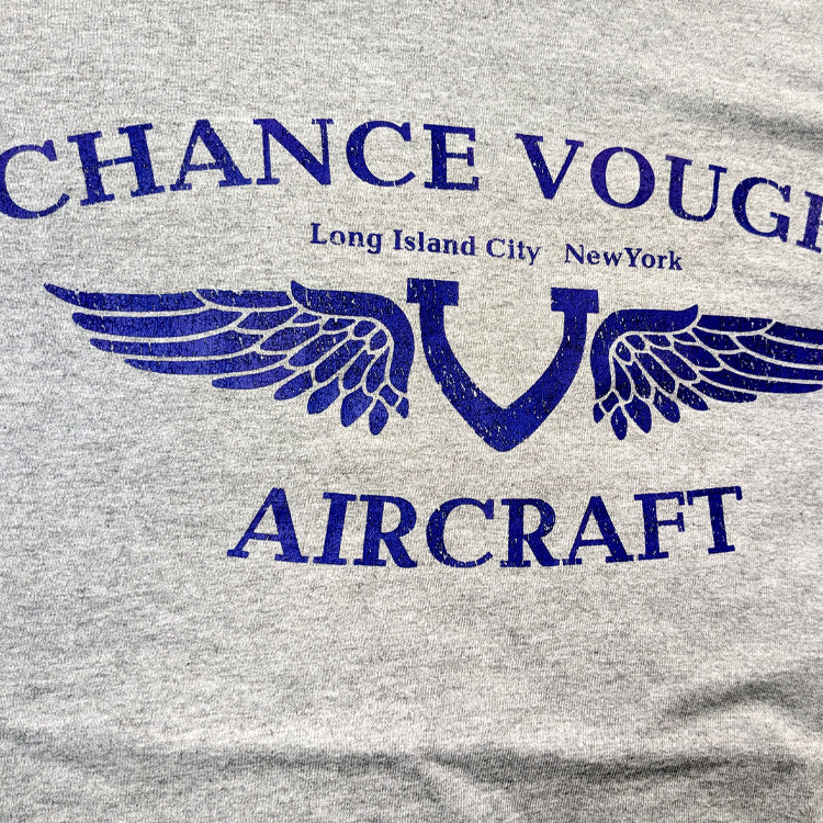 Chance Vought Aircraft Vintage aviation style cotton aviator t shirt apparel