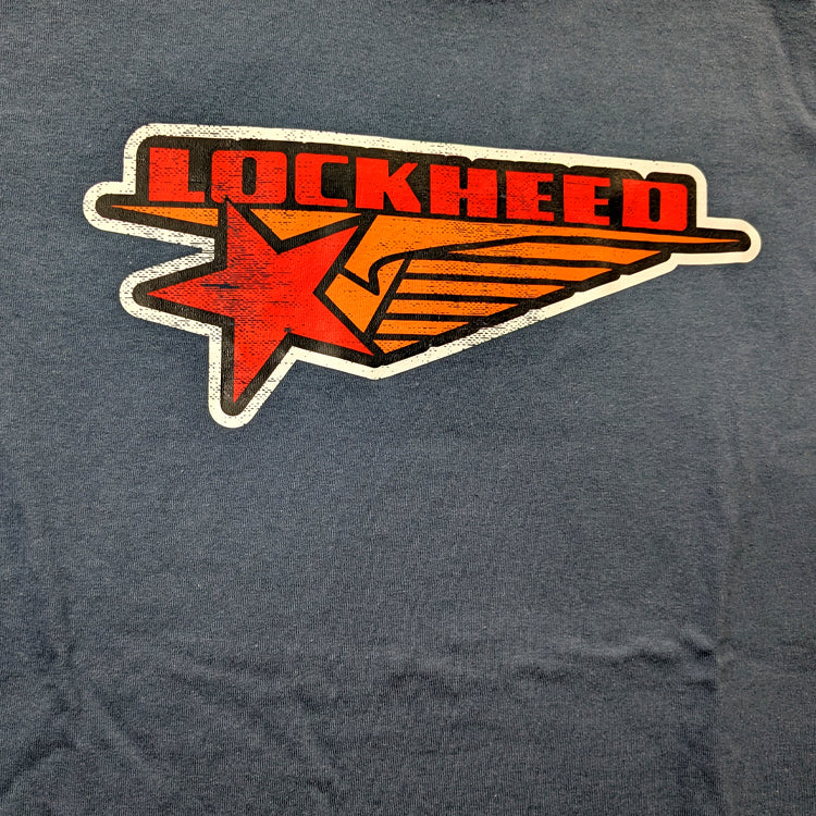 Lockheed Aircraft Vintage aviation style cotton aviator t shirt apparel