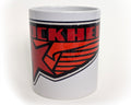 11oz Lockheed aviation themed white coffee mug