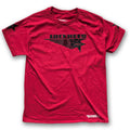 Lockeed Vega vintage aviation inspired red t shirt 