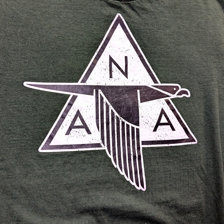 North American Aviation Aircraft Vintage aviation style cotton aviator t shirt apparel