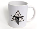 11oz North American Aviation aircraft themed white coffee mug