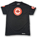 Black Canadian CF 18 Hornet Jet Fighter RCAF aviation pilot t shirt