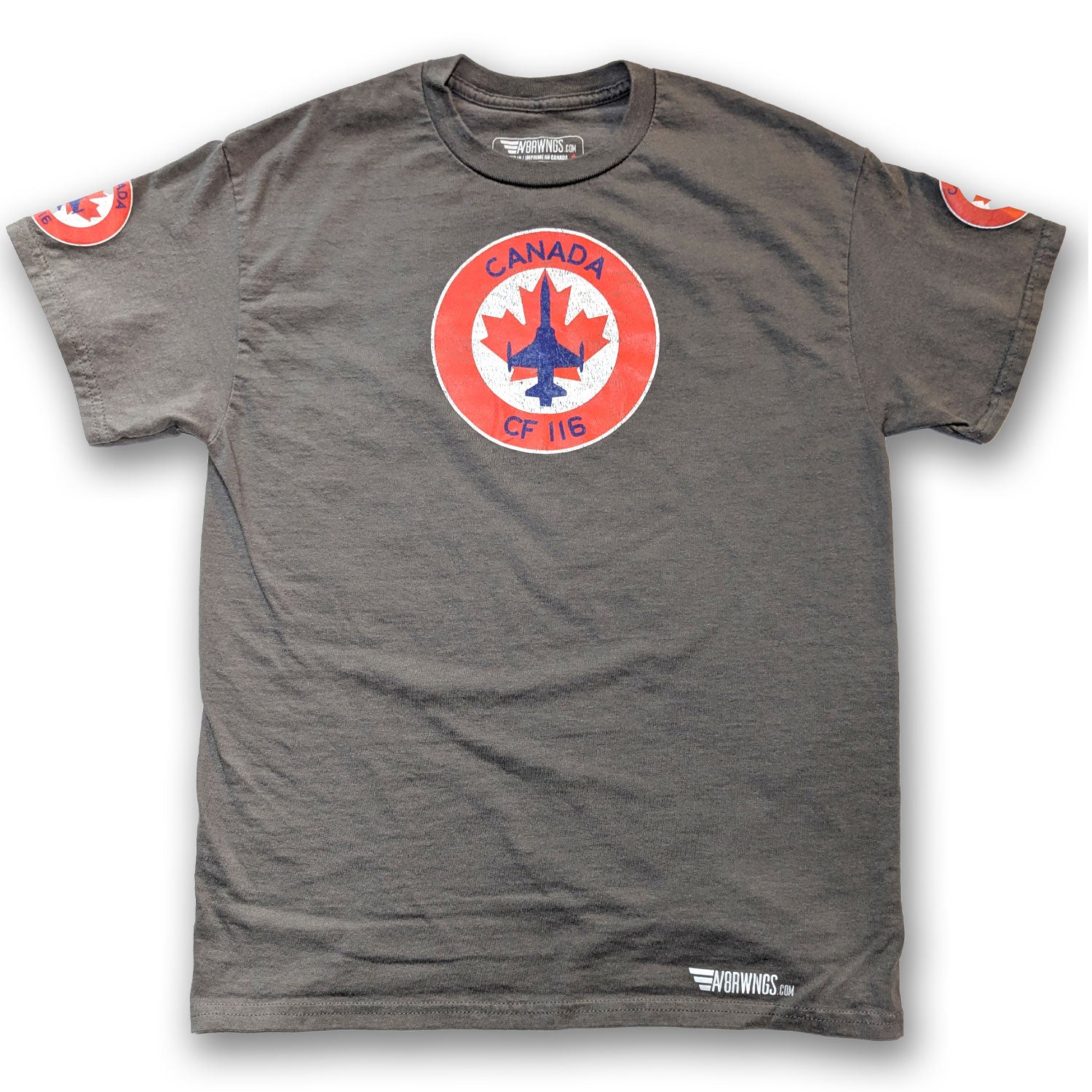 CF 116 Freddom Fighter Canadian Jet Vintage aviator T shirt