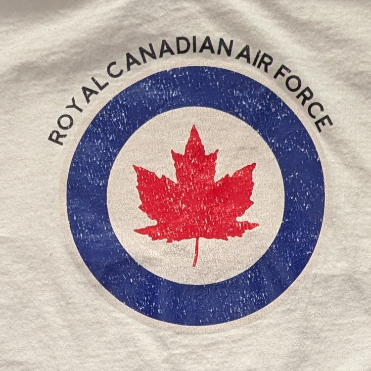 Natural Cotton vintage Royal canadian Air Force RCAF signature aviation pilot shirt