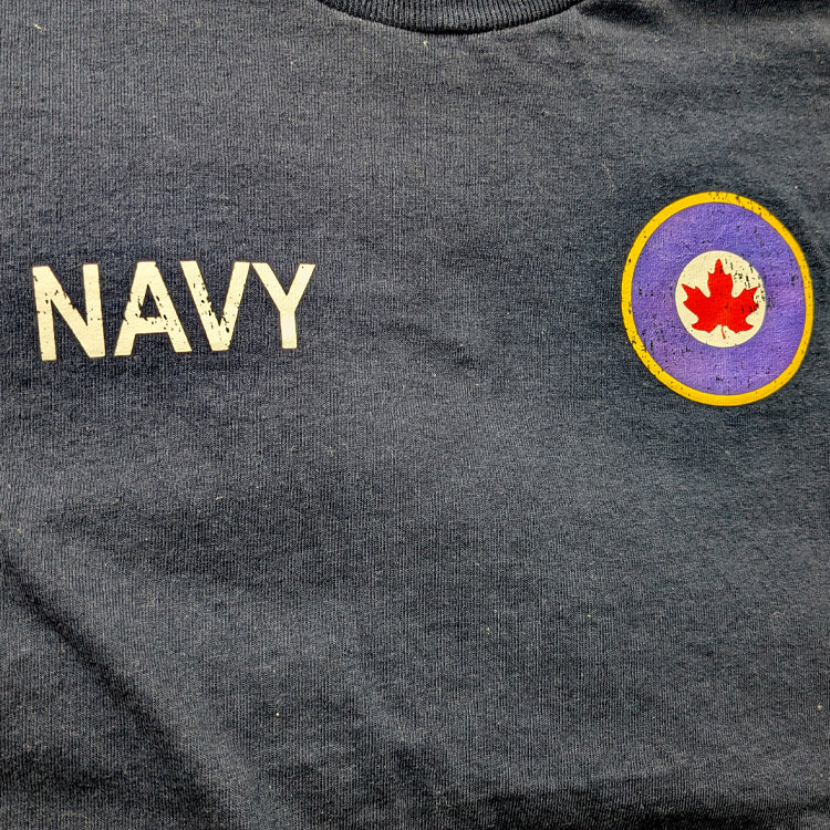 Royal Canadian Navy Aircraft Vintage aviation style cotton aviator t shirt apparel