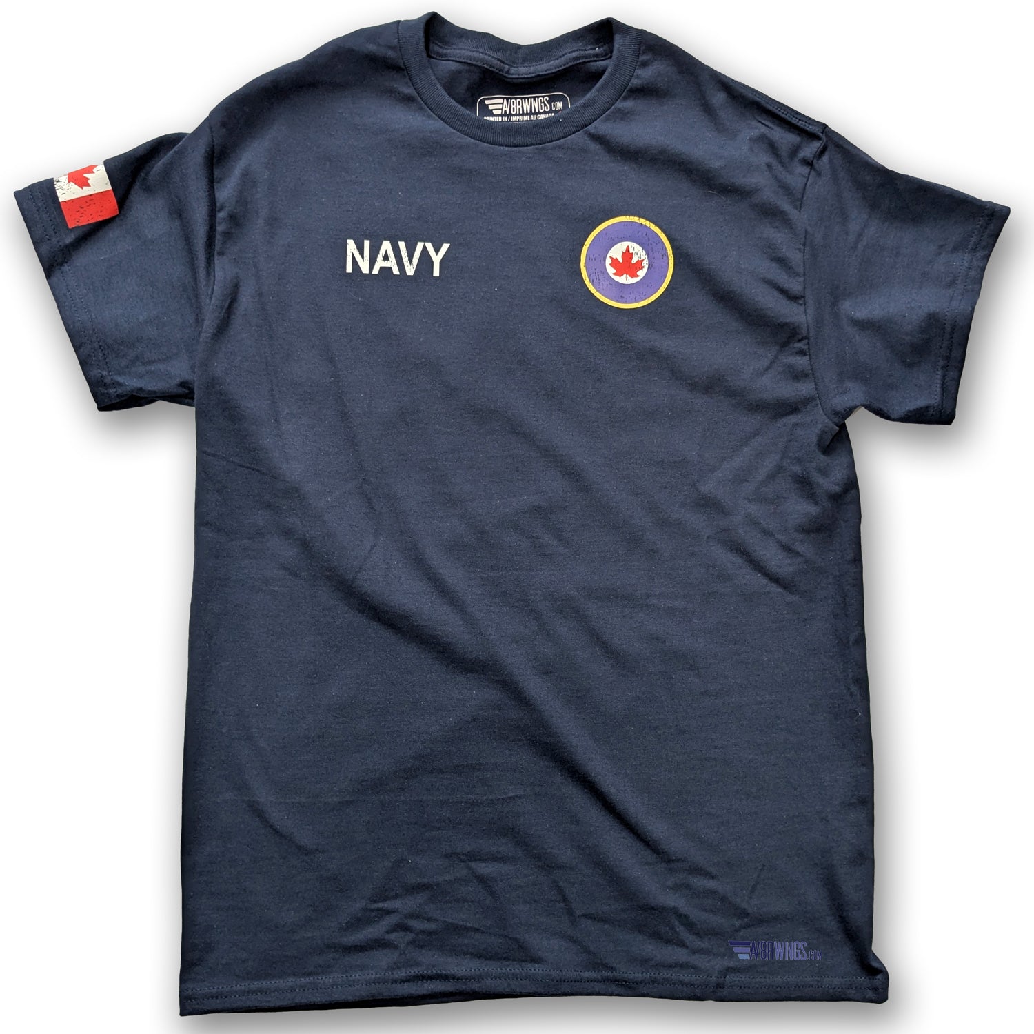 Royal Canadian Navy Vintage aviation style cotton aviator shirt clothing RCN