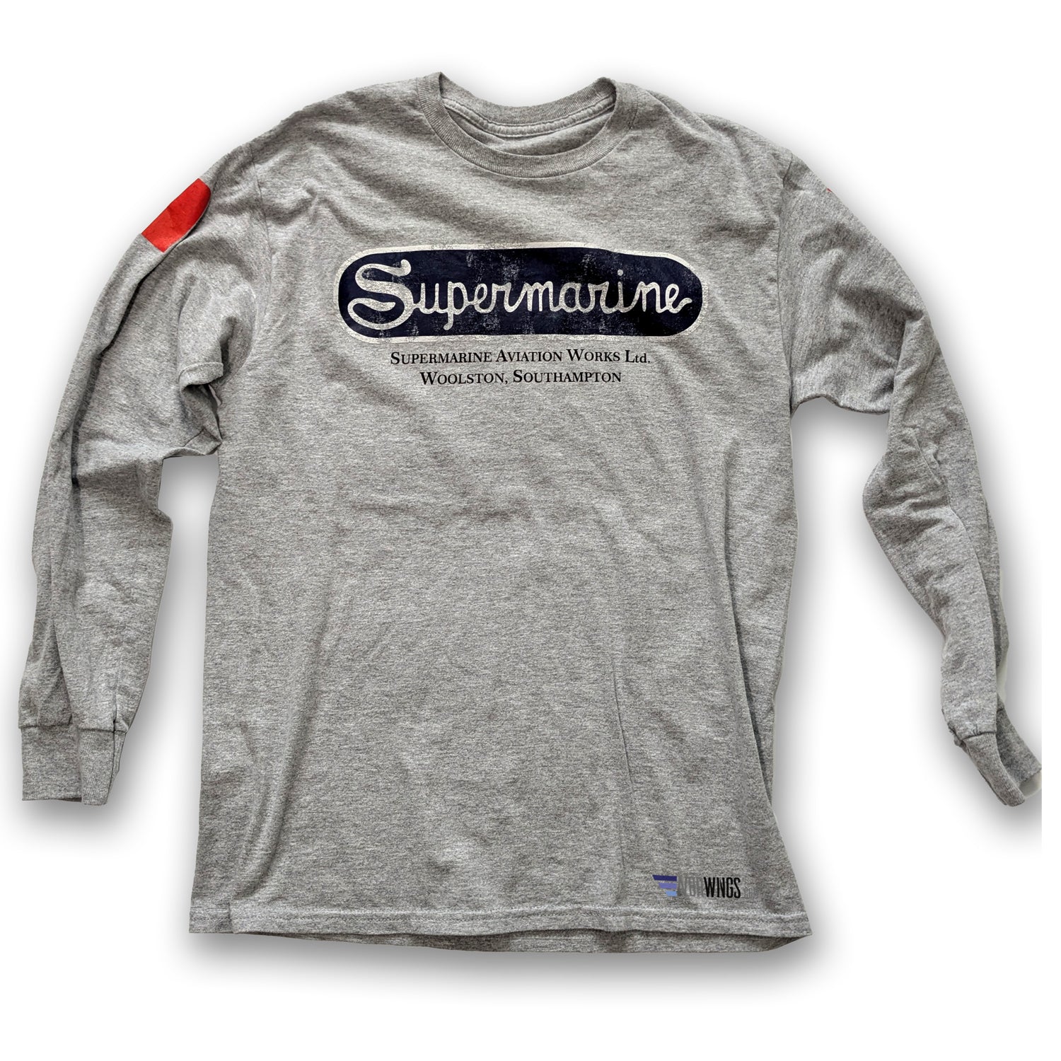 Supermarine Vintage Logo Long Sleeved Shirt