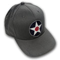 Charcoal Grey Trucker hat with vintage United States Air Force  USAF meatball roundel aviation
