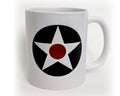 11oz USAF Meatball Roundel aviation themed white coffee mug