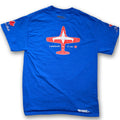 Blue Canadair CT 114 Tutor RCAF Snowbird demonstration team solo t shirt