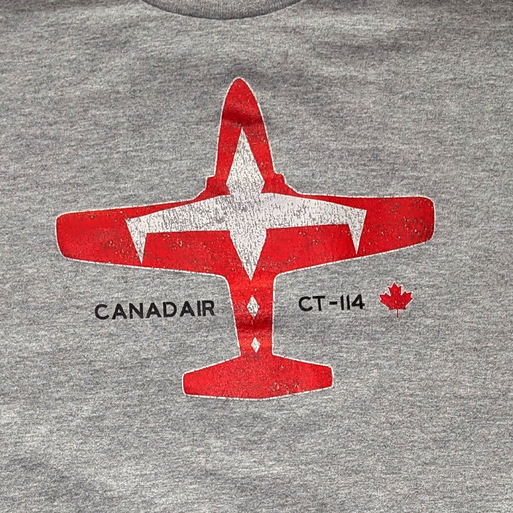Canadair CT 114 Tutor RCAF Snowbird demonstration team solo t shirt